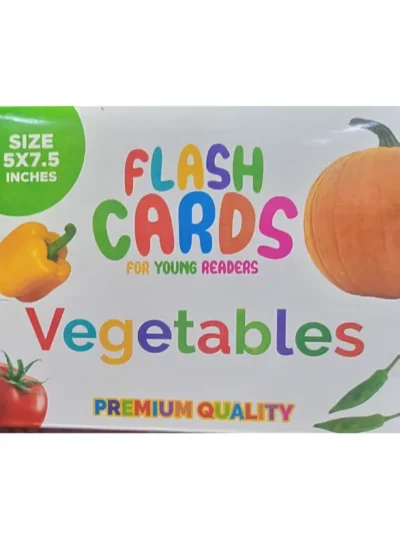 Vegetables Flash Cards for Young Reader