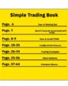 simple trading book Sale