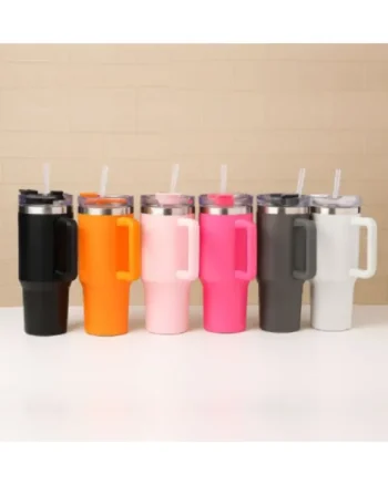 40 oz Stainless Steel Insulated Tumbler 1200Ml with Lid & Straw