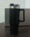 40 oz Stainless Steel Insulated Tumbler 1200Ml with Lid & Straw black