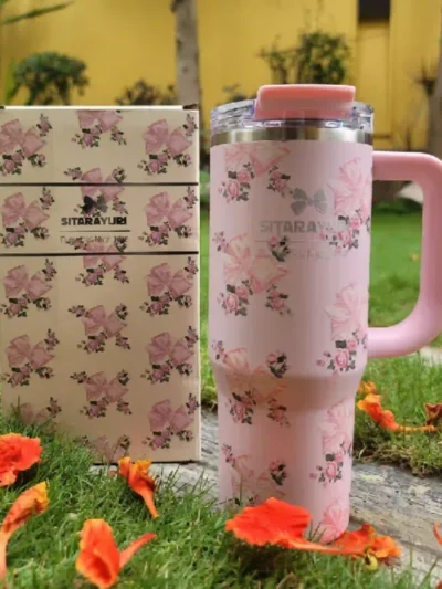 Stanley Cup Tumbler 40oz Tumbler with Straw pink