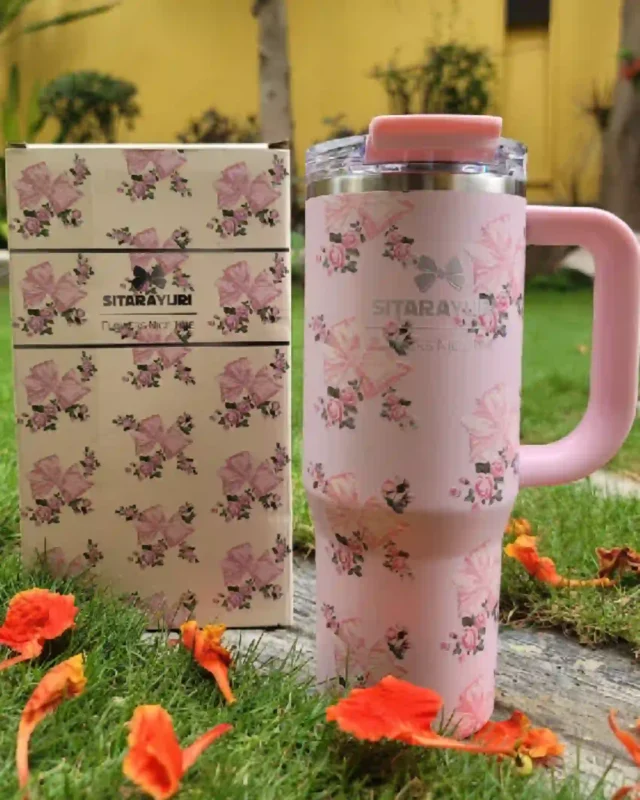 Stanley Cup Tumbler 40oz Tumbler with Straw pink