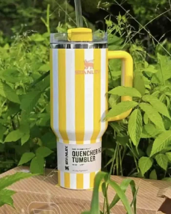 The Stanley x Oasis Collection 40oz Tumbler Butter Cabana Gloss